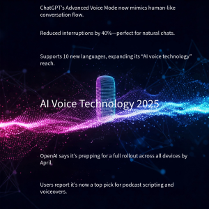 OpenAI ChatGPT Voice Upgrade: AI Voice Technology 2025